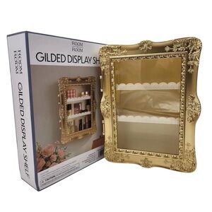 Gold Gilded Display Shelf